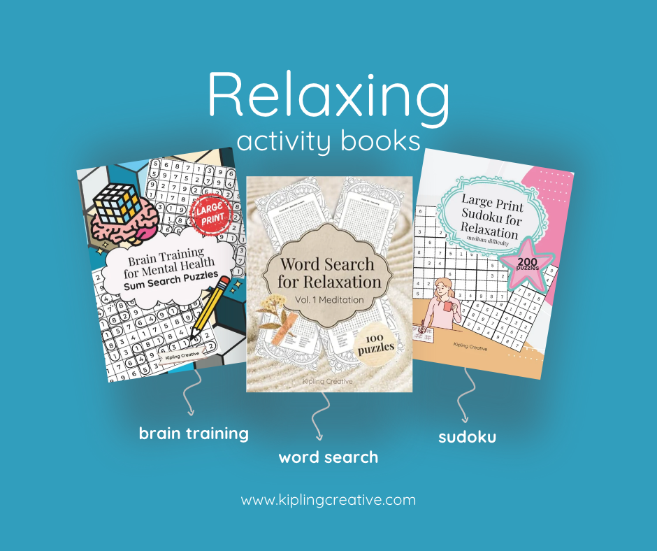 Relaxing Activity Books